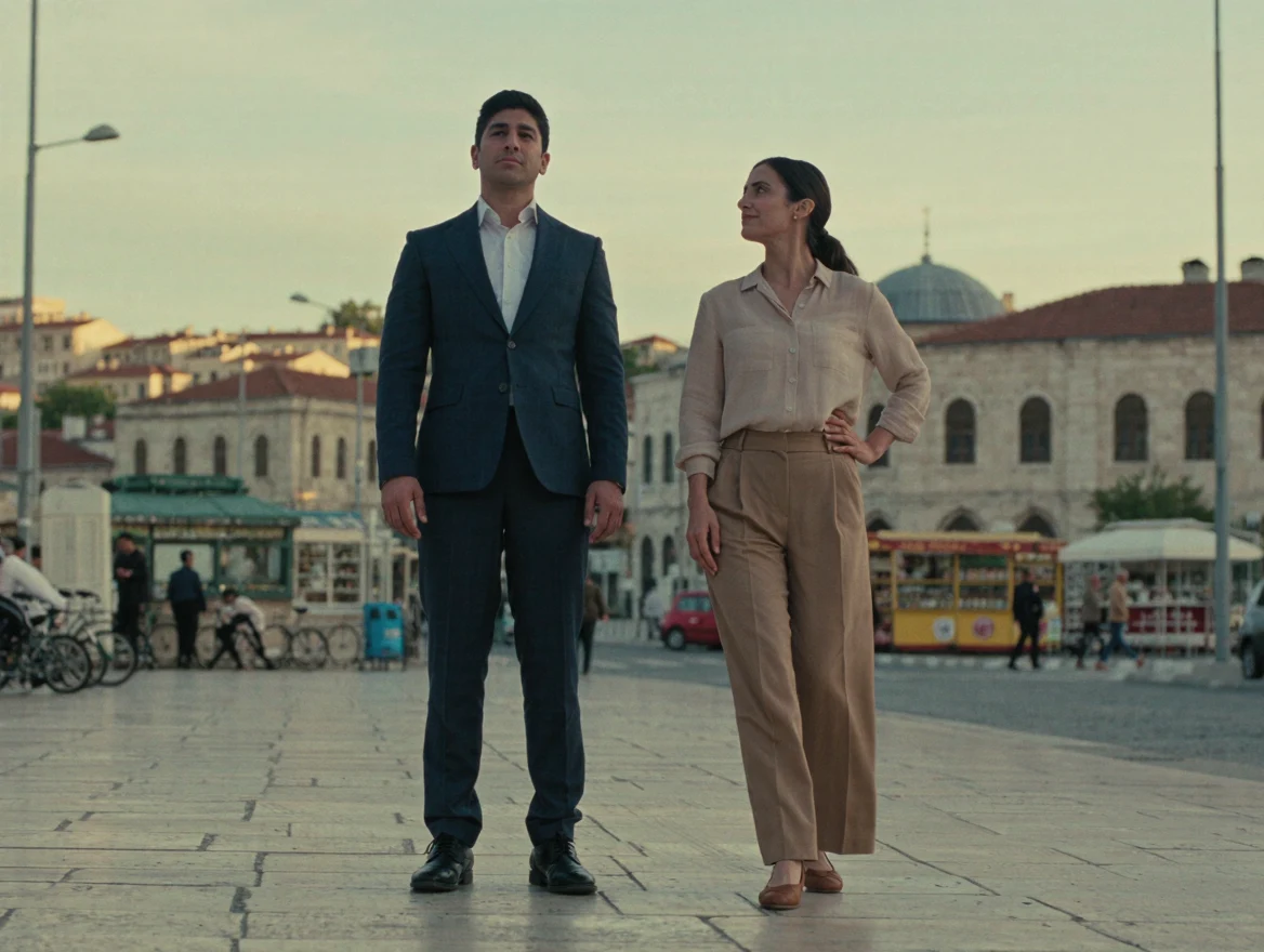 Two people reflecting societal gender roles and expectations in Turkey
